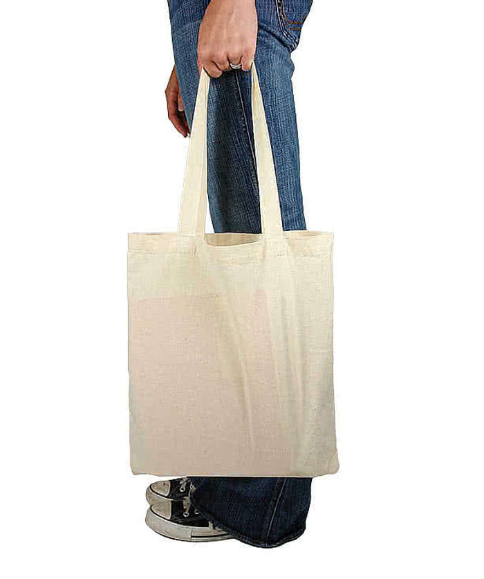Lightweight 100% Cotton Tote Bag