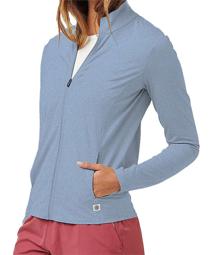 Greatness Wins Women's Core Tech Recycled Full Zip Sweatshirt