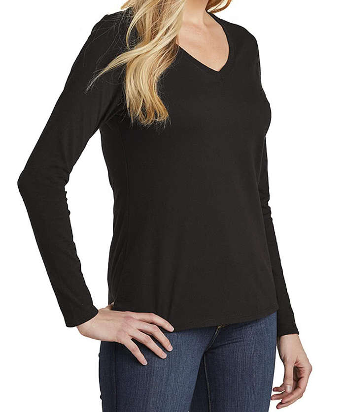 Women's V.I.T. Long Sleeve V-Neck T-shirt