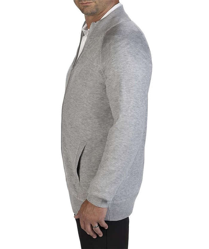 Lightweight Full Zip Sweater Jacket