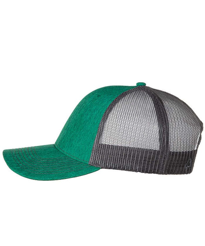 Brant Snapback Trucker Hat - Rectangle Patch - Embroidered
