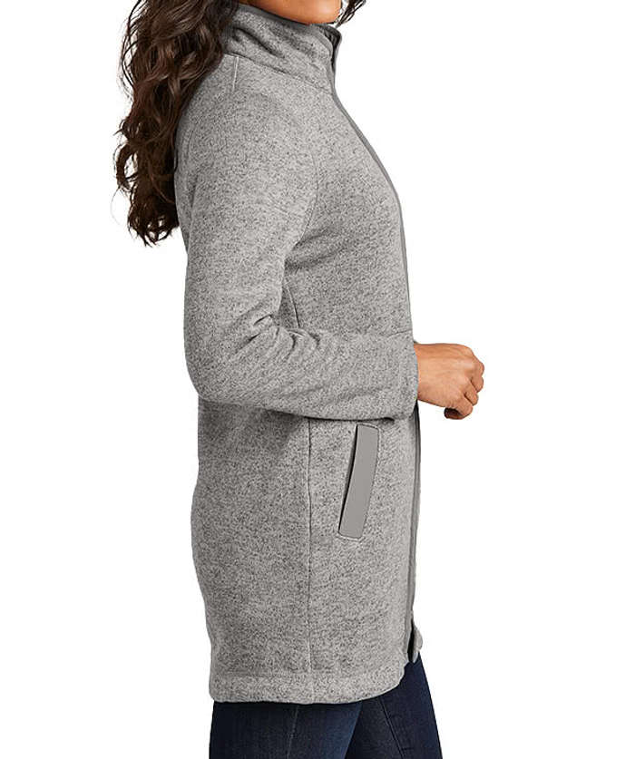 Women's Arc Long Sweater Fleece Jacket