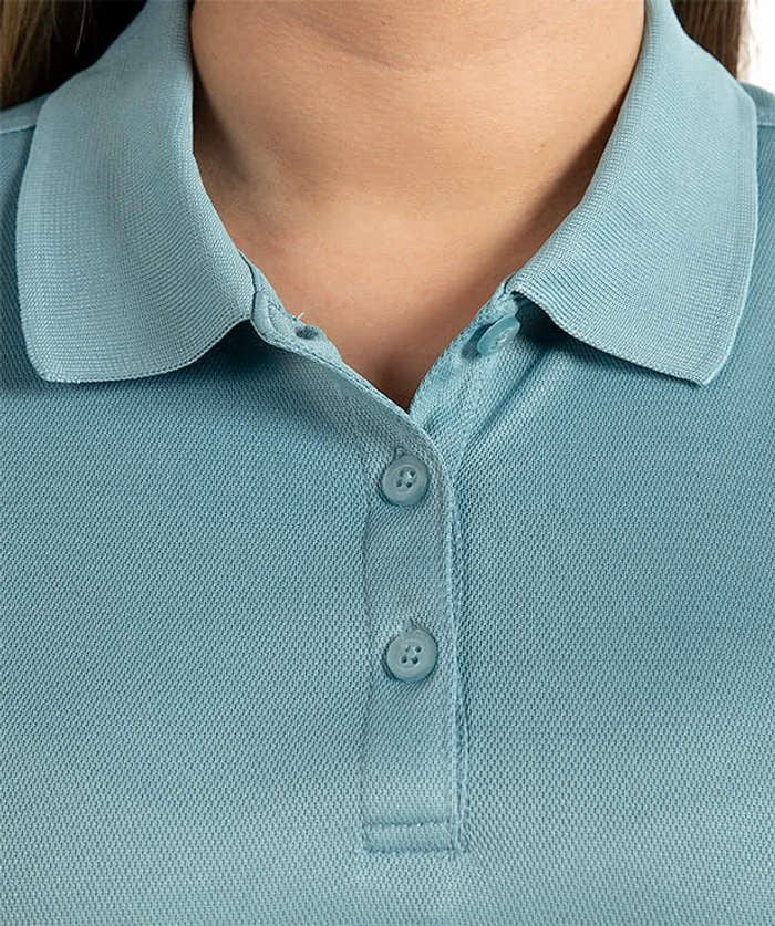 Women's Spin Eco Performance Pique Polo - Printed