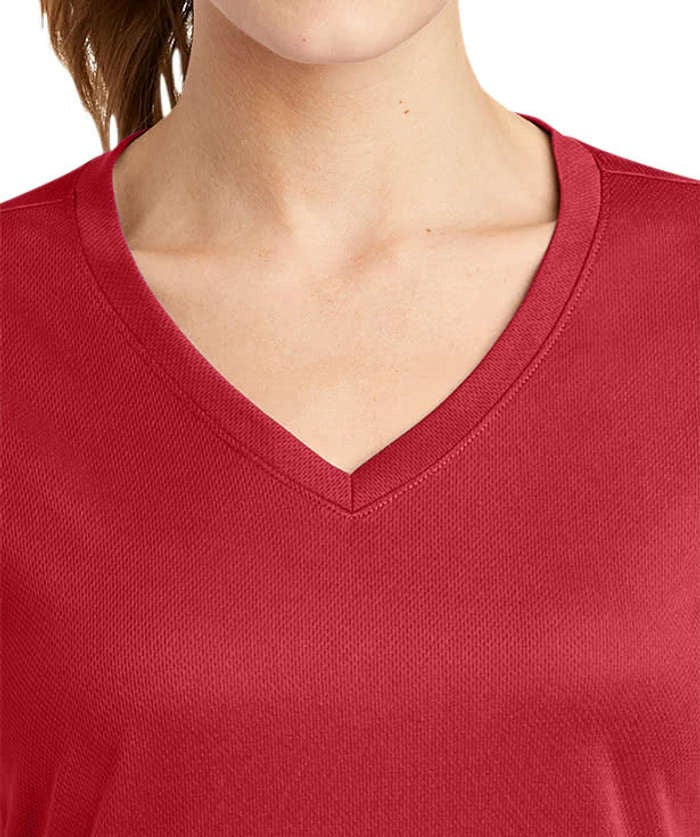 Women's RacerMesh V-Neck Performance Shirt