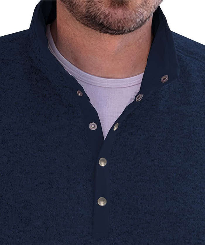 Casa Sweater Fleece Snap Pullover