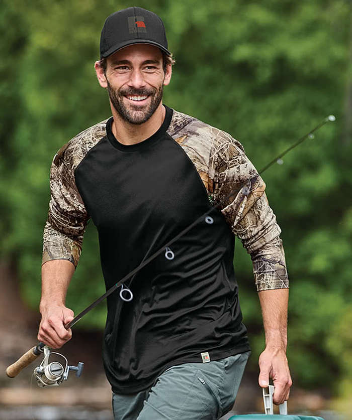 Colorblock Long Sleeve Performance Shirt