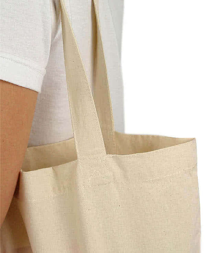 Lightweight 100% Cotton Tote Bag