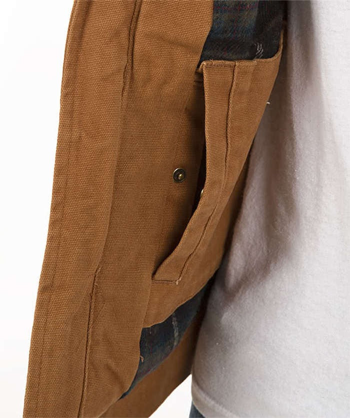 Duck Cloth Flannel-Lined Work Jacket