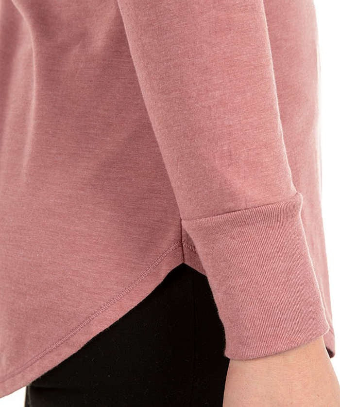 Women's Tri-Blend Long Sleeve Tunic T-shirt