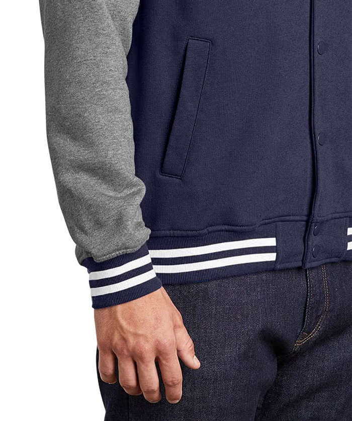 Letterman Fleece Jacket