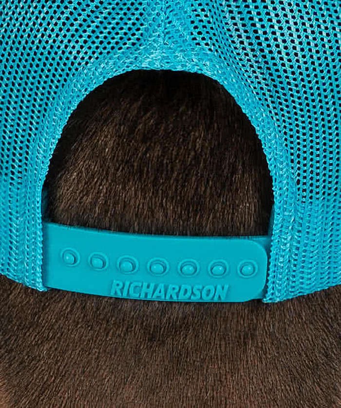 Snapback Trucker Hat - Rectangle Faux Leather Patch - Laser Engraved