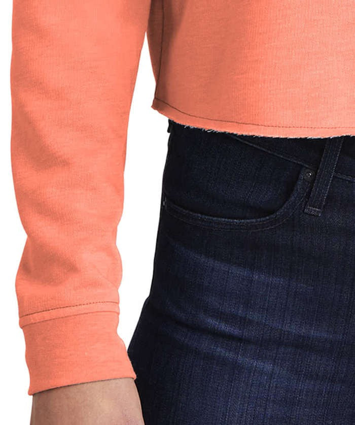 Women's Tri-Blend Performance Cropped Hoodie