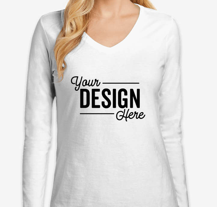 Women's V.I.T. Long Sleeve V-Neck T-shirt